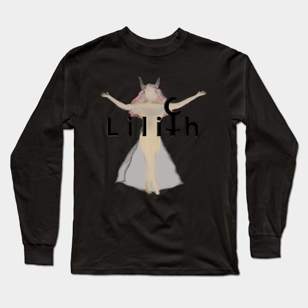 Lilith Sigil Long Sleeve T-Shirt by S.M.Sledge